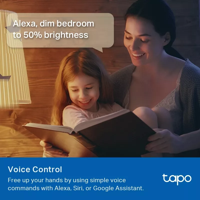 TP-Link Tapo išmanioji lemputė, daugiaspalvė, Matter, išmanioji lemputė, Wi-Fi / Bluetooth, balta, 802.11b, 802.11g, Wi-Fi 4 (802.11n), WPA-PSK, WPA2-PSK, WPA3-SAE, LED