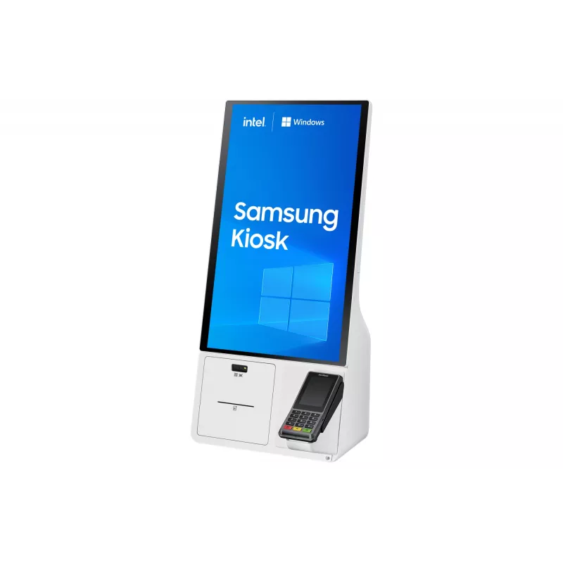 Samsung KM24C-3 Kiosko dizaino 61 cm (24 col.) LED 250 cd/m² Full HD Baltas jutiklinis ekranas Integruotas procesorius Windows 10 IoT Enterprise 16/7