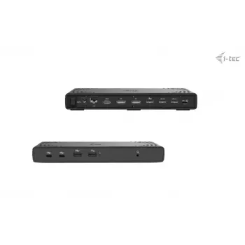 i-tec USB-C trigubo ekrano dokinė stotelė Gen 2 maitinimo tiekimas 100 W laidinė 3.2
