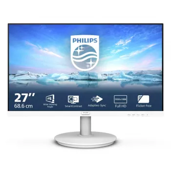 Monitorius Philips V Line 271V8AW/00 27 colių Full HD IPS LCD, 1920×1080, 75 Hz, 4 ms, 250 cd/m², VESA 100×100, garsiakalbiai, HDMI ir VGA