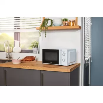 Mikrobangų krosnelė BEKO MOC20100WFB — 700 W, 20 L, 245 mm sukamoji lėkštė, balta