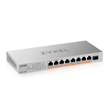 Zyxel XMG-108HP Nevaldomas 2.5G Ethernet (100/1000/2500) maitinimo per Ethernet (PoE) komutatorius