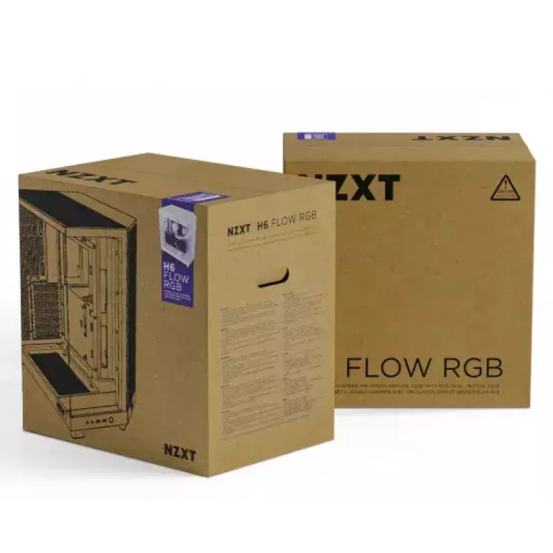 NZXT H6 Air Flow Midi Tower baltos spalvos korpusas