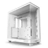 NZXT H6 Air Flow Midi Tower baltos spalvos korpusas