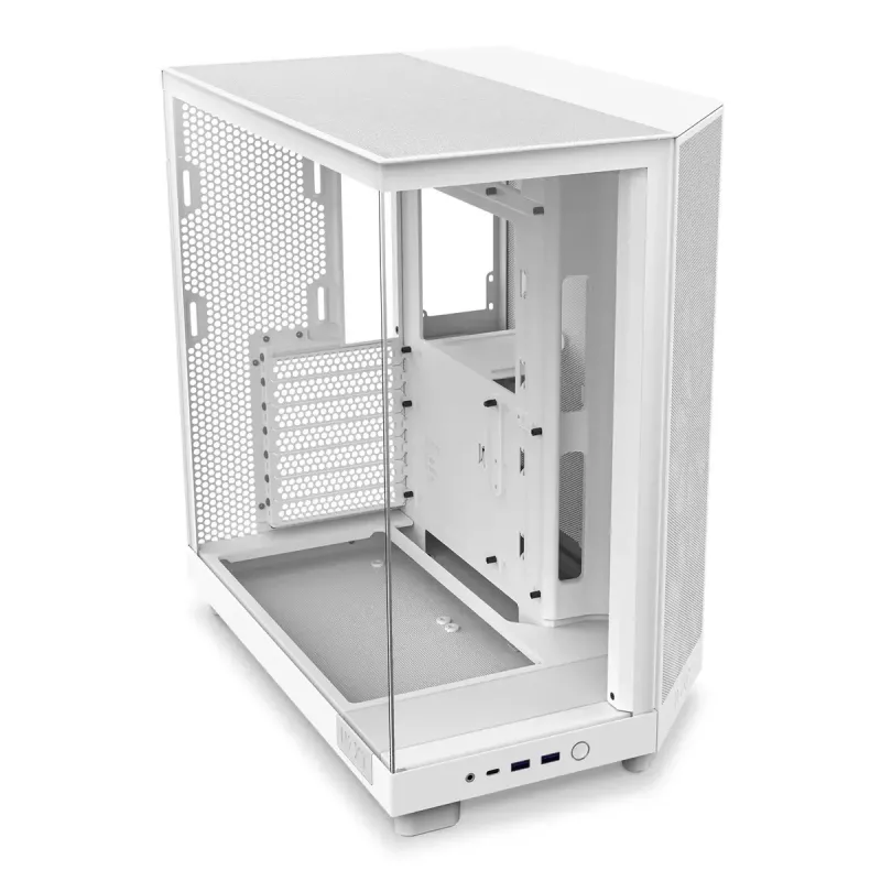 NZXT H6 Air Flow Midi Tower baltos spalvos korpusas