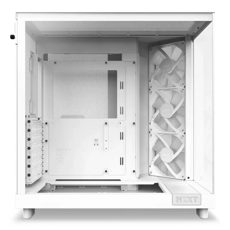NZXT H6 Air Flow Midi Tower baltos spalvos korpusas