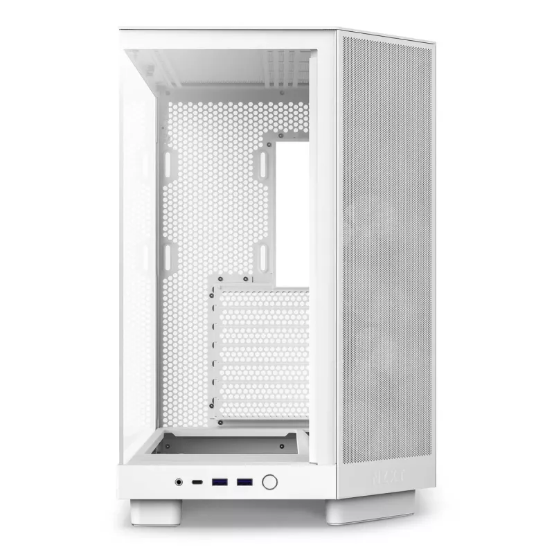 NZXT H6 Air Flow Midi Tower baltos spalvos korpusas
