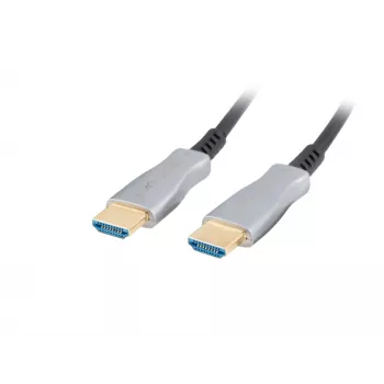 LANBERG HDMI laidas V2.0 optinis AOC M/m - 10 m juodas
