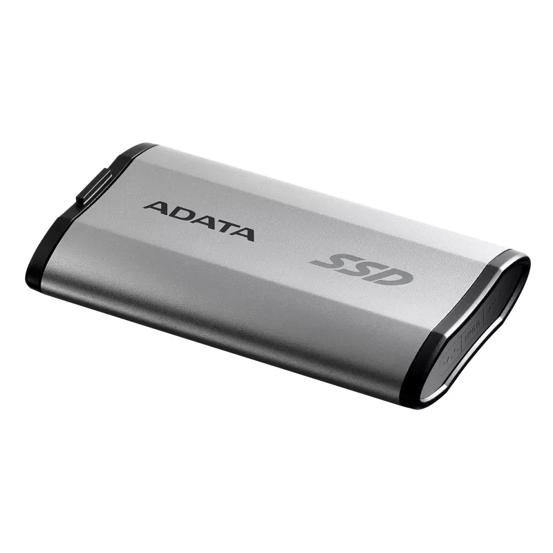 ADATA SD810 2 TB USB Type-C USB 3.2 Gen 2x2 Juoda, Sidabrinė