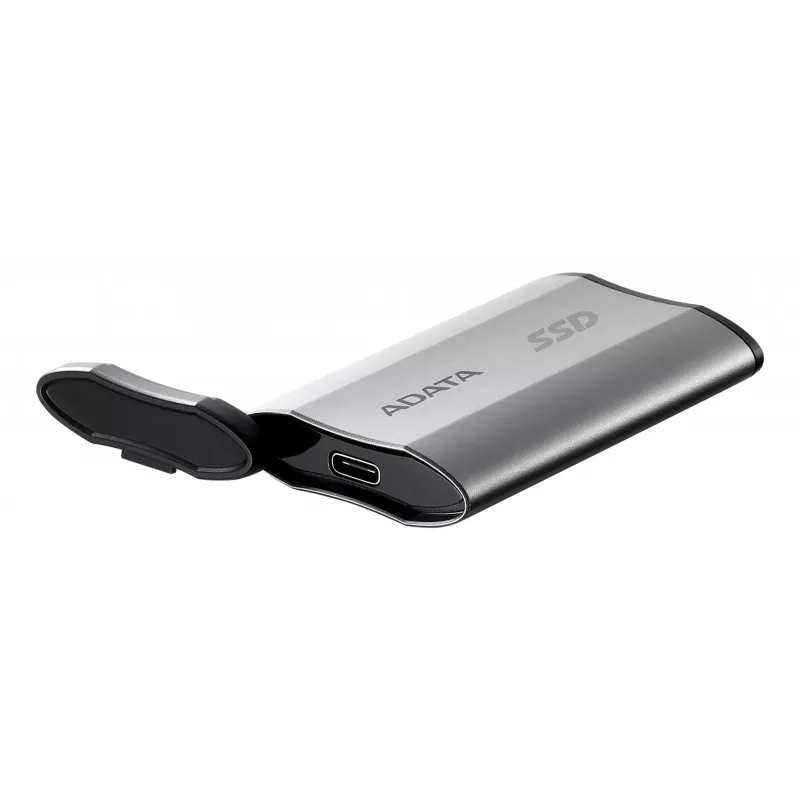 ADATA SD810 2 TB USB Type-C USB 3.2 Gen 2x2 Juoda, Sidabrinė