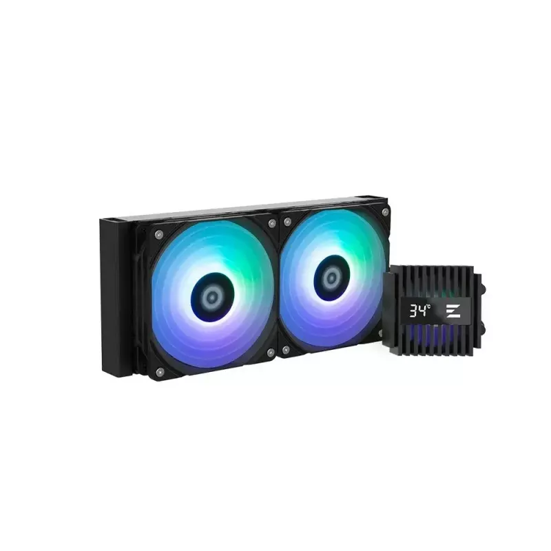 Zalman ALPHA2 A24 Juoda kompiuterio aušinimo sistema Procesorius Vientisas skysčio aušintuvas