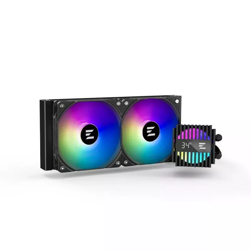 Zalman ALPHA2 A24 Juoda kompiuterio aušinimo sistema Procesorius Vientisas skysčio aušintuvas