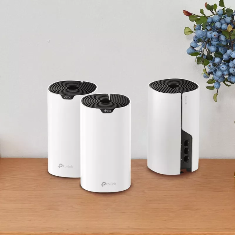 TP-Link AC1900 Whole Home Mesh Wi-Fi System, balta, vidinė, tinklinis maršrutizatorius, 520 m², dviejų dažnių (2.4 GHz / 5 GHz), Wi-Fi 5 (802.11ac)