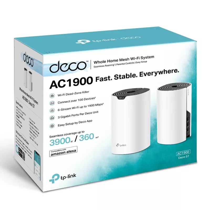 Tinklinis maršrutizatorius TP-Link AC1900 Dviejų dažnių Wi-Fi 5