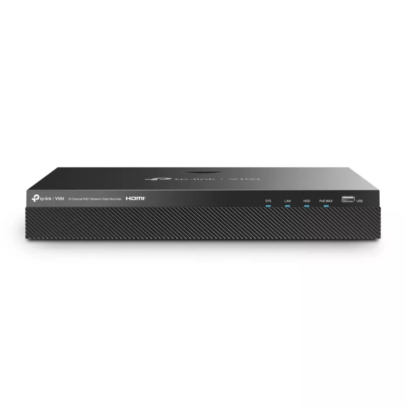 TP-Link VIGI NVR2016H-16P tinklo vaizdo registratorius juodas