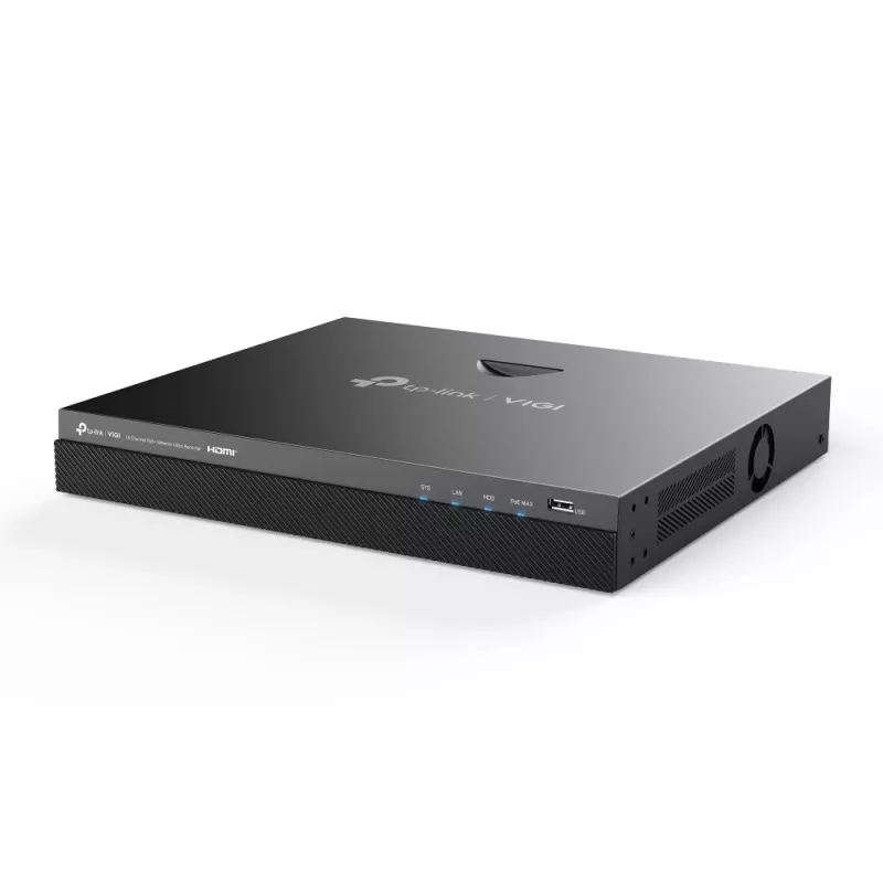 TP-Link VIGI NVR2016H-16P tinklo vaizdo registratorius juodas