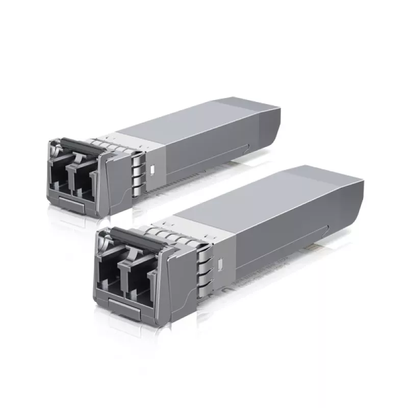 Tinklo siųstuvas-imtuvas UBIQUITI UACC-OM-MM-10G-D-2, 10 Gbit/s, daugiamodis 850 nm, LC, pakuotėje 2 vnt.