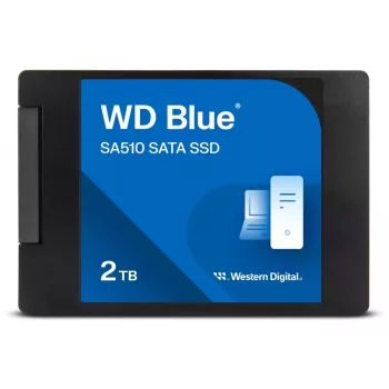 WESTERN DIGITAL SSD - WD Blue SA510 - 2 TB - SATA 6 Gb/s - 2,5 col. - 7 mm korpusas