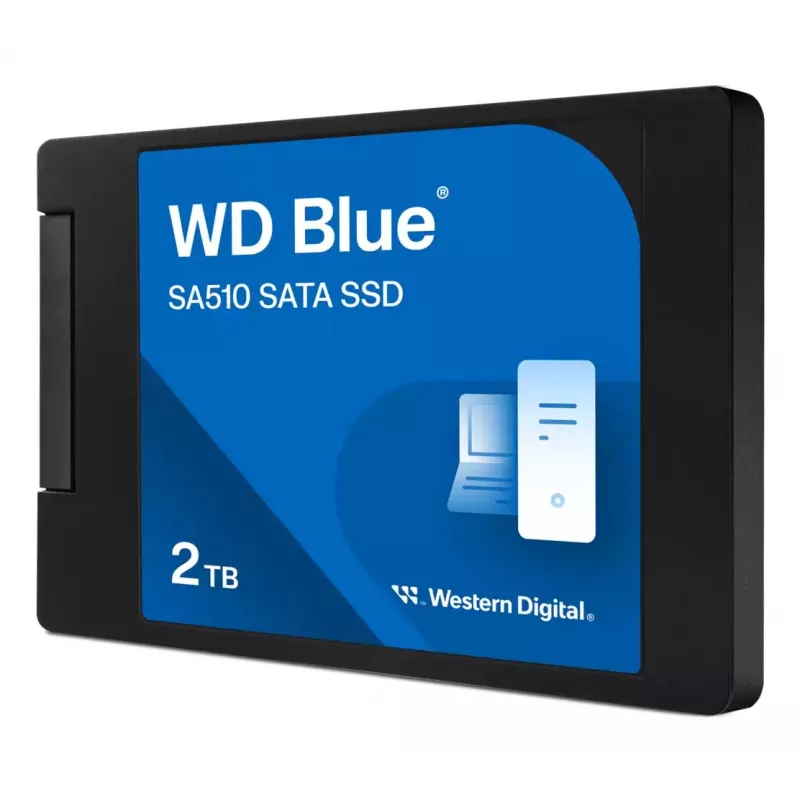 WESTERN DIGITAL SSD - WD Blue SA510 - 2 TB - SATA 6 Gb/s - 2,5 col. - 7 mm korpusas