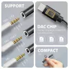 Axagon ADA-HC USB-C prie 3,5 mm lizdo – Hi-Res DAC garso adapteris, 384 kHz/32 bitų, stereofoninis
