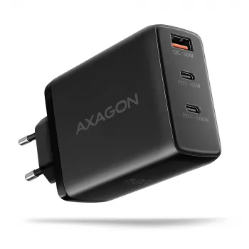 Axagon ACU-DPQ100 PD3.0 & QC 4+ TRIJŲ IŠĖJIMŲ sieninis įkroviklis 100W