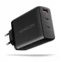 Axagon ACU-DPQ100 PD3.0 & QC 4+ TRIJŲ IŠĖJIMŲ sieninis įkroviklis 100W