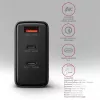 Axagon ACU-DPQ100 PD3.0 & QC 4+ TRIJŲ IŠĖJIMŲ sieninis įkroviklis 100W