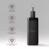 Axagon ACU-DPQ100 PD3.0 & QC 4+ TRIJŲ IŠĖJIMŲ sieninis įkroviklis 100W