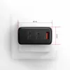Axagon ACU-DPQ100 PD3.0 & QC 4+ TRIJŲ IŠĖJIMŲ sieninis įkroviklis 100W