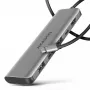 Axagon HMC-5H USB 5Gbps šakotuvas, 3x USB-A, HDMI 4k/30Hz, PD 100W, 100cm USB-C laidas