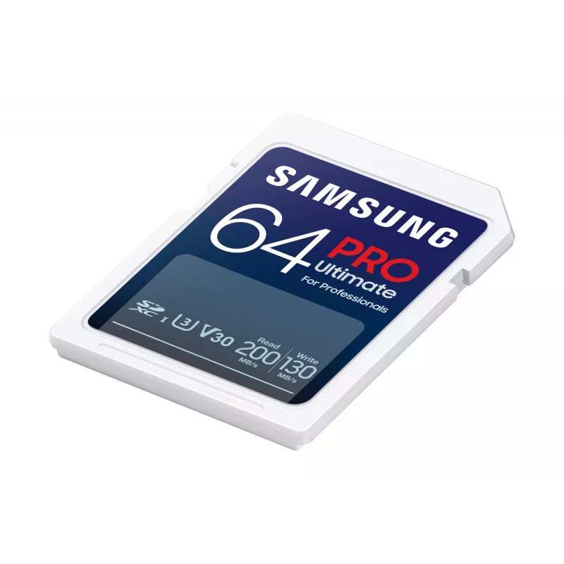 „Flash“ atmintis Samsung 64 GB SDXC UHS-I 3 klasės PRO Ultimate