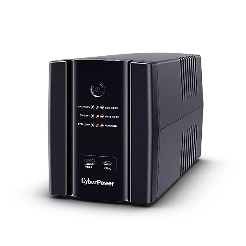Nepertraukiamo maitinimo šaltinis CYBERPOWER UT1500EG 1,5 kVA (900 W) Line-Interactive, 4 AC lizdai, USB, RJ11