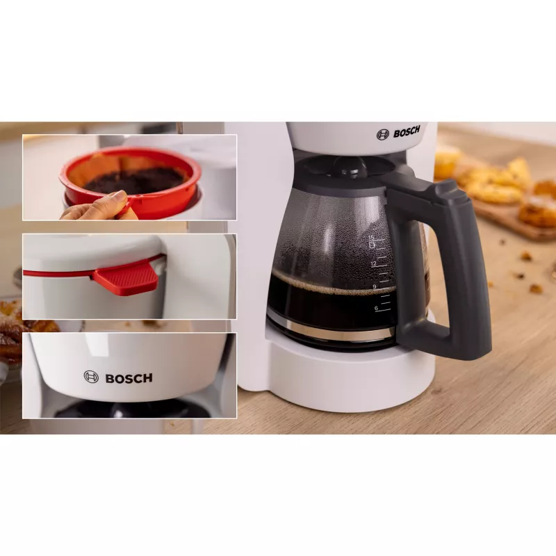 Bosch TKA2M111 kavos virimo aparatas Rankinio lašinimo kavos virimo aparatas 1,25 l
