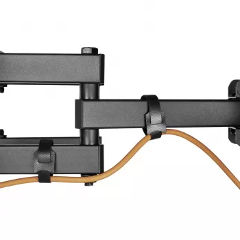 TV sieninis laikiklis MACLEAN MC-710N VESA iki 600x400 mm, pakreipimas +3°/−15°, maks. atstumas 35,5 cm, maks. ekrano įstrižainė 80 colių, plieninis, juodas