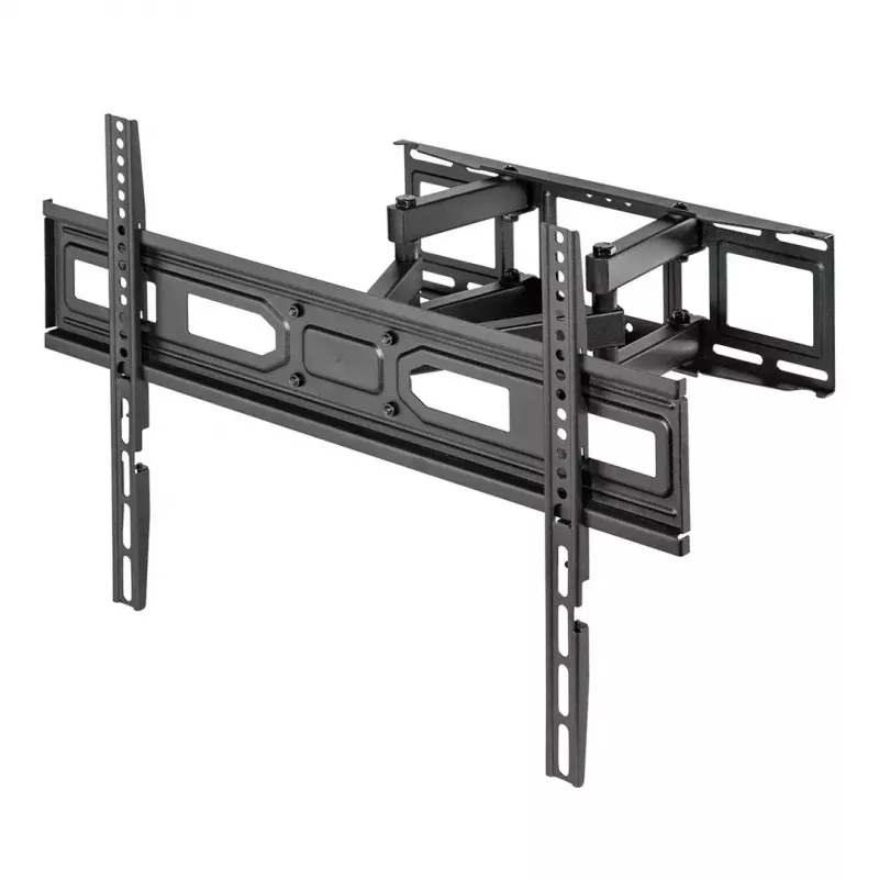TV sieninis laikiklis MACLEAN MC-710N VESA iki 600x400 mm, pakreipimas +3°/−15°, maks. atstumas 35,5 cm, maks. ekrano įstrižainė 80 colių, plieninis, juodas