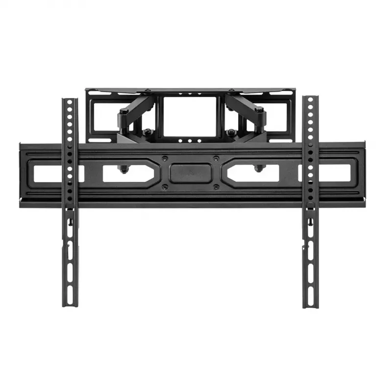 TV sieninis laikiklis MACLEAN MC-710N VESA iki 600x400 mm, pakreipimas +3°/−15°, maks. atstumas 35,5 cm, maks. ekrano įstrižainė 80 colių, plieninis, juodas