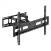 TV sieninis laikiklis MACLEAN MC-710N VESA iki 600x400 mm, pakreipimas +3°/−15°, maks. atstumas 35,5 cm, maks. ekrano įstrižainė 80 colių, plieninis, juodas
