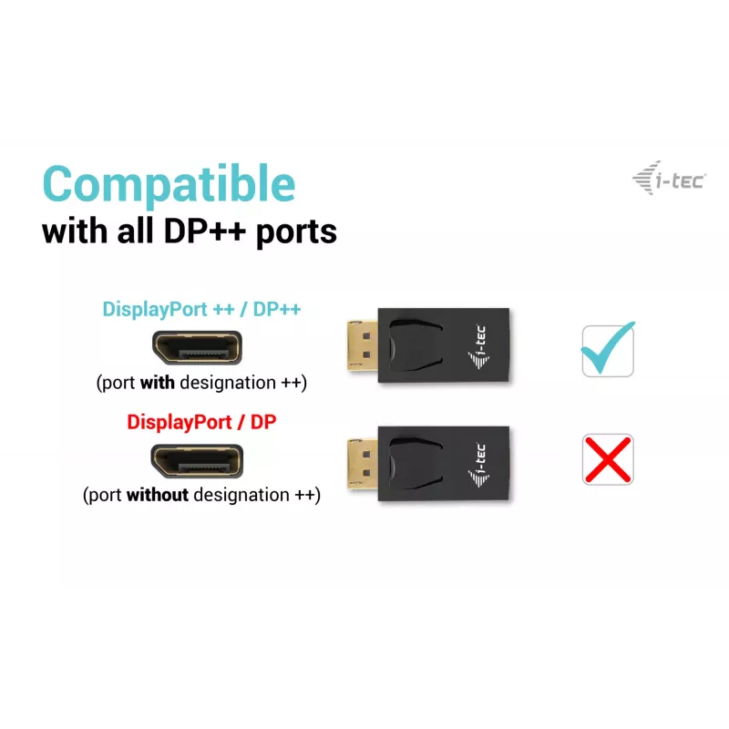 i-tec Pasyvus „DisplayPort“ į HDMI adapteris (maks. 4K/30Hz)