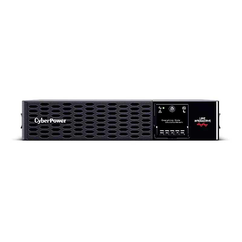 Nepertraukiamo maitinimo šaltinis CYBERPOWER PR1000ERT2U, 1 kVA (1000 W), linijinė-interaktyvi, 10x C13 lizdų, gryna sinusoidė, stovas/bokštas 2U