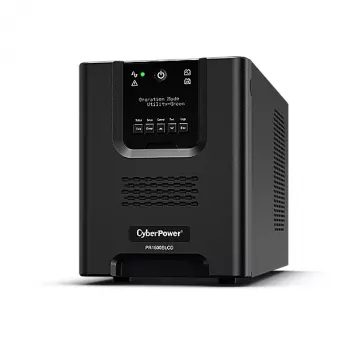 “CyberPower PR1500ELCD” nepertraukiamo maitinimo šaltinis (UPS) Line-Interactive 1,5 kVA 1350 W 8 kintamosios srovės lizdai (-ų)