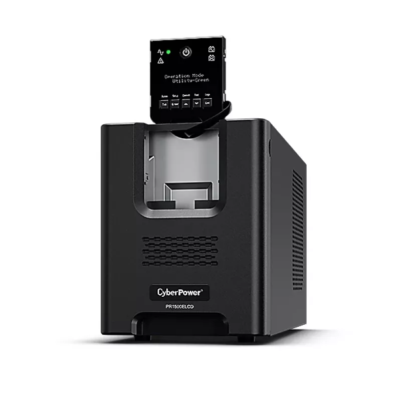 “CyberPower PR1500ELCD” nepertraukiamo maitinimo šaltinis (UPS) Line-Interactive 1,5 kVA 1350 W 8 kintamosios srovės lizdai (-ų)