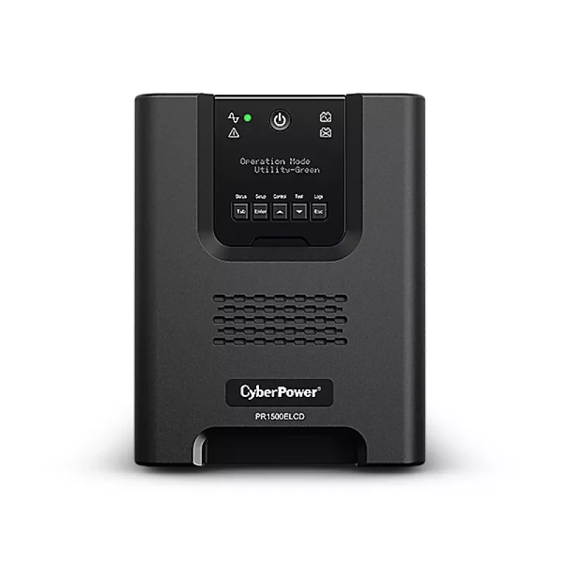“CyberPower PR1500ELCD” nepertraukiamo maitinimo šaltinis (UPS) Line-Interactive 1,5 kVA 1350 W 8 kintamosios srovės lizdai (-ų)