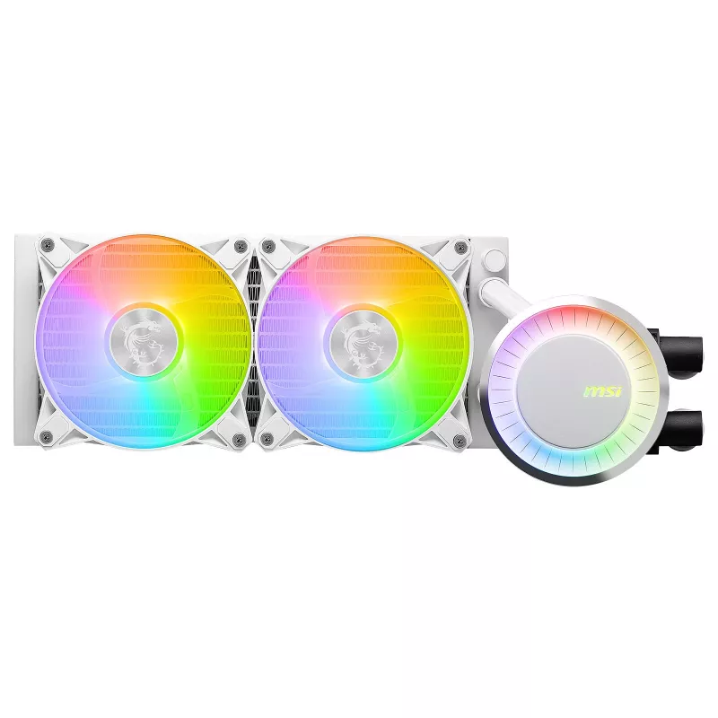 MSI MAG Coreliquid E240 WHITE Pagrindinė plokštė, Procesorius Skysčio aušinimo rinkinys 12 cm