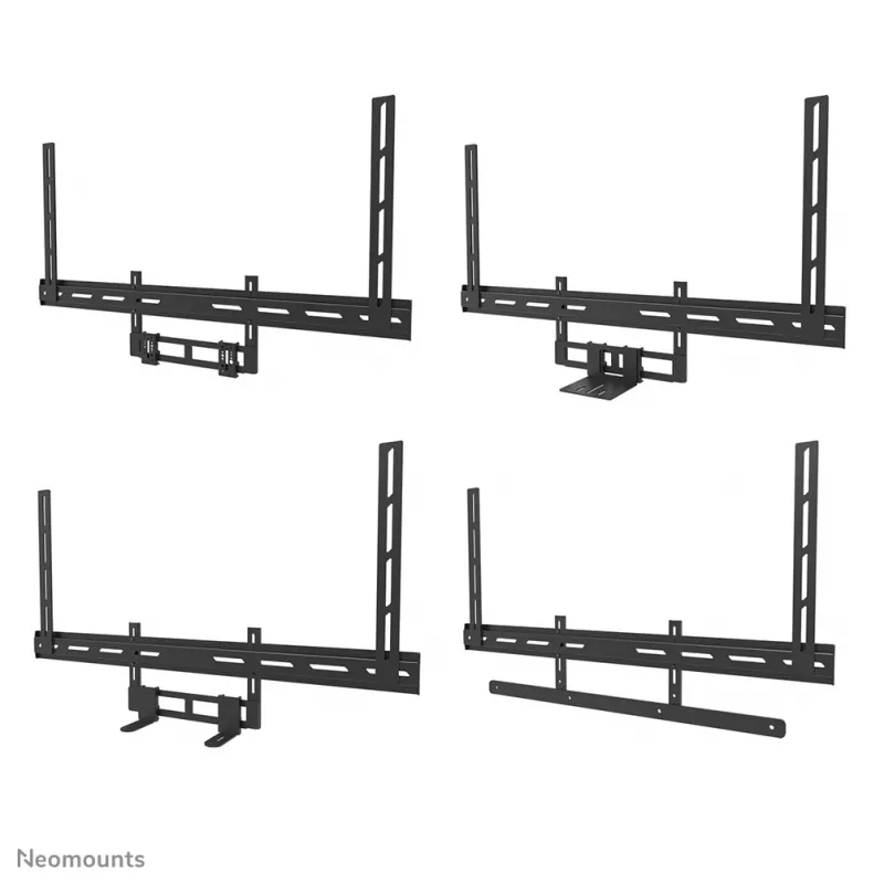 Neomounts AV2-500BL videobar rinkinys 43-110 colių - VESA - maks. 10 kg - universalus