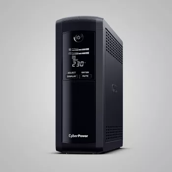 Nepertraukiamo maitinimo šaltinis CYBERPOWER VP1600ELCD-FR 1,6 kVA / 900 W, Line-Interactive, 5 kintamosios srovės lizdų, LCD, USB/RS-232