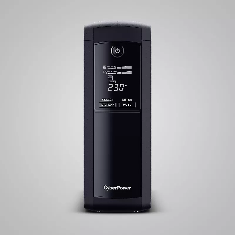 Nepertraukiamo maitinimo šaltinis CYBERPOWER VP1600ELCD-FR 1,6 kVA / 900 W, Line-Interactive, 5 kintamosios srovės lizdų, LCD, USB/RS-232
