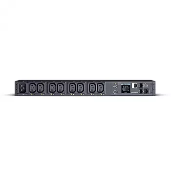 CyberPower PDU81005 maitinimo skirstytuvas (PDU) 8 kintamosios srovės lizdai (-ų) 1U juoda