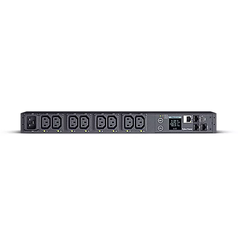CyberPower PDU81005 maitinimo skirstytuvas (PDU) 8 kintamosios srovės lizdai (-ų) 1U juoda