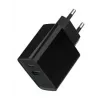 GEMBIRD USB greitasis įkroviklis - Type A ir C 2 prievadų 20 W - juodas