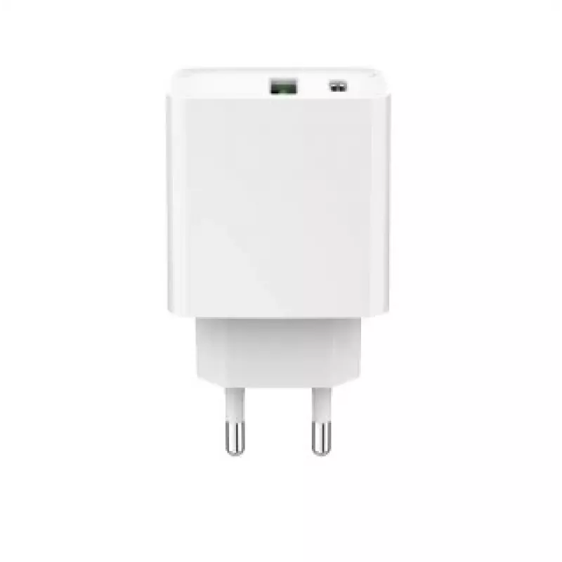 GEMBIRD USB greitasis įkroviklis - Type A & C 2 prievadų 20W - Baltas